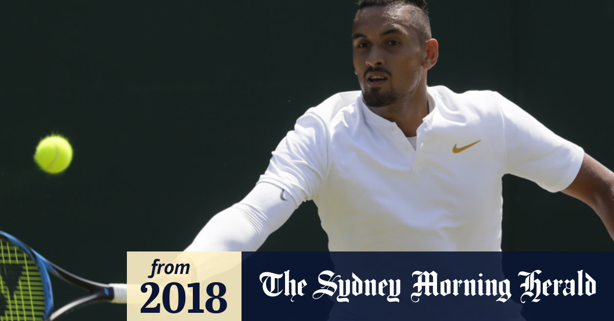 Kyrgios wins first round match at Wimbledon